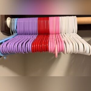 Colorful multi colored Plastic kids Clothing Hangers